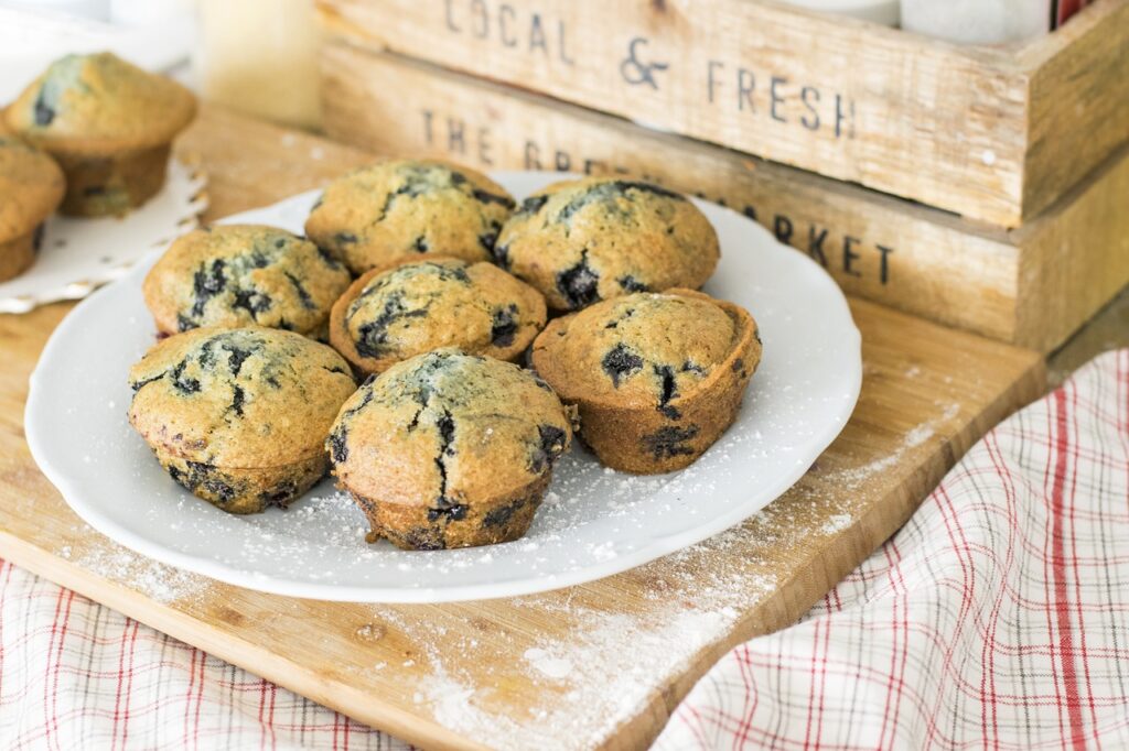 blueberry muffins, muffins, cupcakes-2136749.jpg